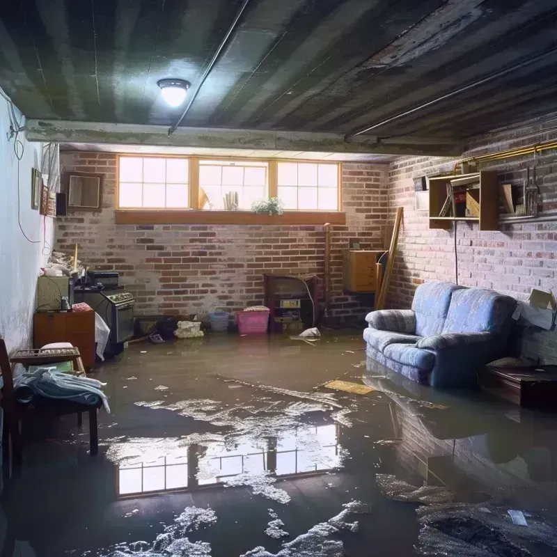 Flooded Basement Cleanup in Hope, IN